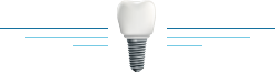 Decorative dental implant icon
